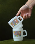 Binchtopia Milk Glass Mug